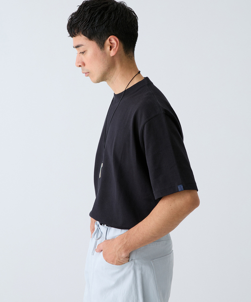 LOOPWHEELER(ループウィラー)の「LOOPWHEELER for LOWERCASE ツリテンジク ビッグTシャツ(Tシャツ/カットソー・メンズ・ホワイト/ブラック/ネイビー・SMALL/X-LARGE/LARGE/MEDIUM)」の9枚目の写真