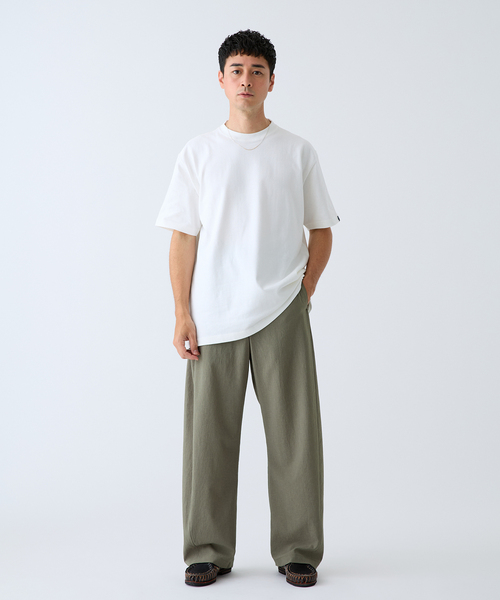 LOOPWHEELER(ループウィラー)の「LOOPWHEELER for LOWERCASE ツリテンジク ビッグTシャツ(Tシャツ/カットソー・メンズ・ホワイト/ブラック/ネイビー・SMALL/X-LARGE/LARGE/MEDIUM)」の13枚目の写真
