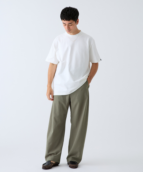 LOOPWHEELER(ループウィラー)の「LOOPWHEELER for LOWERCASE ツリテンジク ビッグTシャツ(Tシャツ/カットソー・メンズ・ホワイト/ブラック/ネイビー・SMALL/X-LARGE/LARGE/MEDIUM)」の14枚目の写真