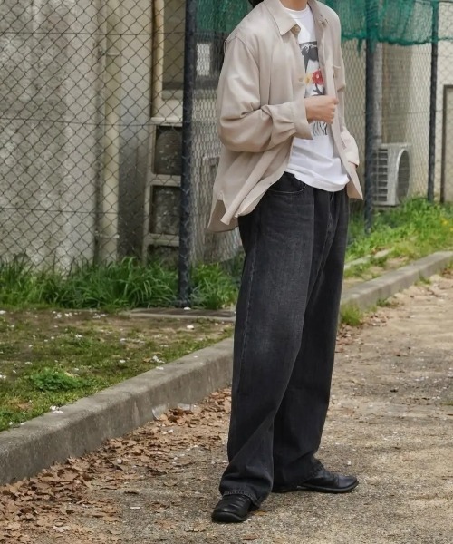yoko sakamoto(ヨーコサカモト)の「【YOKO SAKAMOTO】 5POCKET EASY PANTS(デニムパンツ・メンズ・インディゴブルー/ブラック・MEDIUM/X-LARGE)」の2枚目の写真