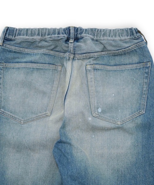 yoko sakamoto(ヨーコサカモト)の「【YOKO SAKAMOTO】 5POCKET EASY PANTS(デニムパンツ・メンズ・インディゴブルー/ブラック・MEDIUM/X-LARGE)」の4枚目の写真