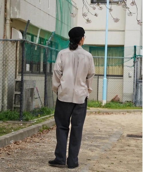yoko sakamoto(ヨーコサカモト)の「【YOKO SAKAMOTO】 5POCKET EASY PANTS(デニムパンツ・メンズ・インディゴブルー/ブラック・MEDIUM/X-LARGE)」の11枚目の写真