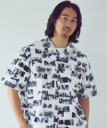 Philip Lumbang×JIMMYZ 総柄オープンカラーシャツ