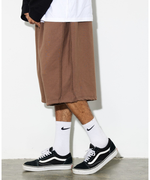 PHILIPPAKER(フィリップペイカー)の「サイドラインバミューダスウェット8部パンツモカムース(その他パンツ・メンズ・その他・LARGE/X-LARGE)」の1枚目の写真