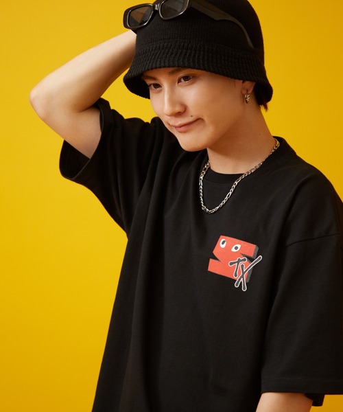 SIDEWAY STANCE(サイドウェイスタンス)の「【SIDEWAY STANCE】アイズSTX半袖Tシャツ 70556(Tシャツ/カットソー・メンズ・ホワイト/ブラック・X-LARGE/LARGE/MEDIUM)」の2枚目の写真
