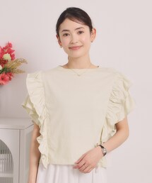 <Lee> RUFFLESLEEVES TEE