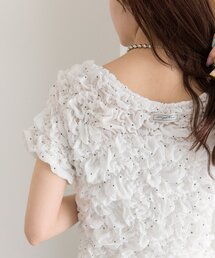 mystic | ふわふわシャーリングTシャツ(Tシャツ/カットソー)