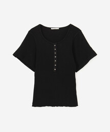 TICCA | TICCA | スーピマコットン テレコヘンリーネックTシャツ WOMEN(Tシャツ/カットソー)
