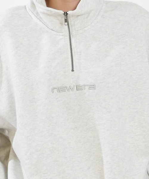 NEW ERA(ニューエラ)の「NEW ERA/ニューエラ スウェット ハーフジップ 15129245/15129246(パーカー・レディース・ブラック/ライトグレー・M/S)」の16枚目の写真
