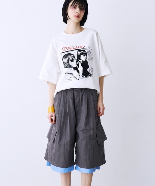 SeeSew(シーソー)の「【UNISEX】HAND DREW PRINT TEE/ハンドドローイングプリントTシャツ(Tシャツ/カットソー・メンズ・ブラック/ホワイト・M/L)」の11枚目の写真