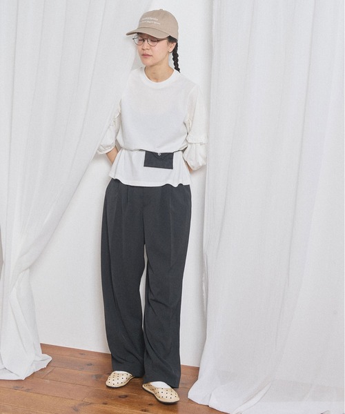 fig London(フィグロンドン)の「Clara Tshirt(Tシャツ/カットソー・レディース・ブラック/ホワイト・FREE)」の17枚目の写真