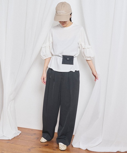 fig London(フィグロンドン)の「Clara Tshirt(Tシャツ/カットソー・レディース・ブラック/ホワイト・FREE)」の19枚目の写真