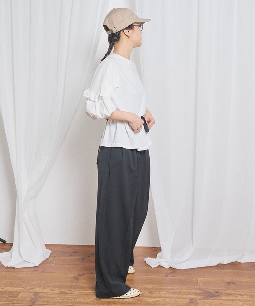 fig London(フィグロンドン)の「Clara Tshirt(Tシャツ/カットソー・レディース・ブラック/ホワイト・FREE)」の20枚目の写真