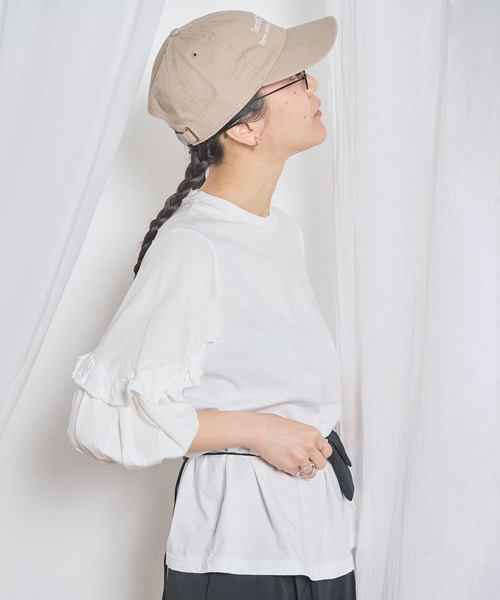 fig London(フィグロンドン)の「Clara Tshirt(Tシャツ/カットソー・レディース・ブラック/ホワイト・FREE)」の4枚目の写真