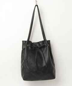 LEATHER SMALL DRAWSTRING BAG（ショルダーバッグ）｜LAD MUSICIAN