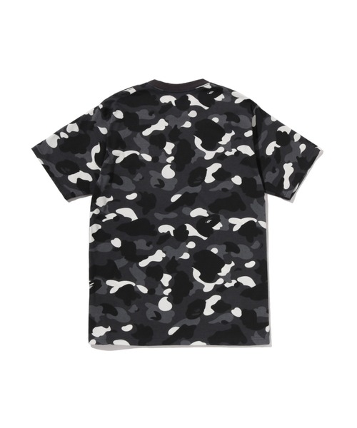 A BATHING APE(アベイシングエイプ)の「CITY CAMO RHINESTONE BAPE LOGO TEE(Tシャツ/カットソー・メンズ・ホワイト/ブラック・XX-LARGE/MEDIUM/SMALL/LARGE/X-LARGE)」の4枚目の写真