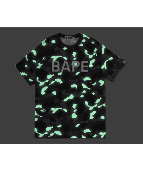 A BATHING APE(アベイシングエイプ)の「CITY CAMO RHINESTONE BAPE LOGO TEE(Tシャツ/カットソー・メンズ・ホワイト/ブラック・XX-LARGE/MEDIUM/SMALL/LARGE/X-LARGE)」の8枚目の写真