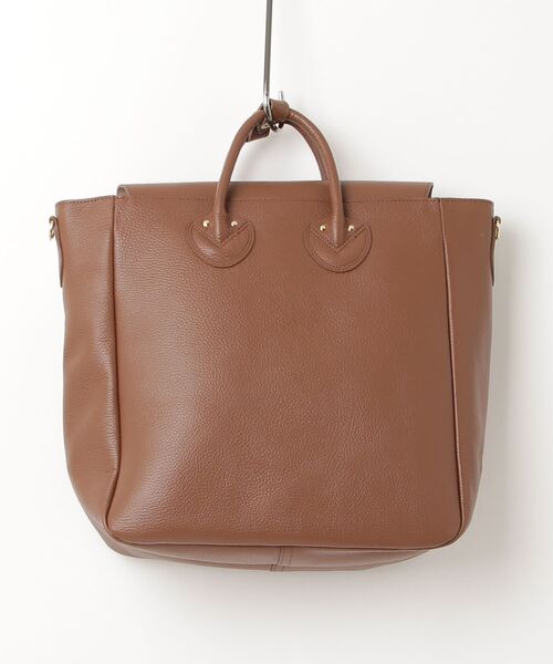 YOUNG&OLSEN The DRYGOODS STORE（ヤングアンドオルセン）の「【YOUNG&OLSEN】ヤングアンドオルセン/  EMBOSSED LEATHER TOTE M（トートバッグ・レディース・ブラック/ブラウン・FREE）」の6枚目の写真