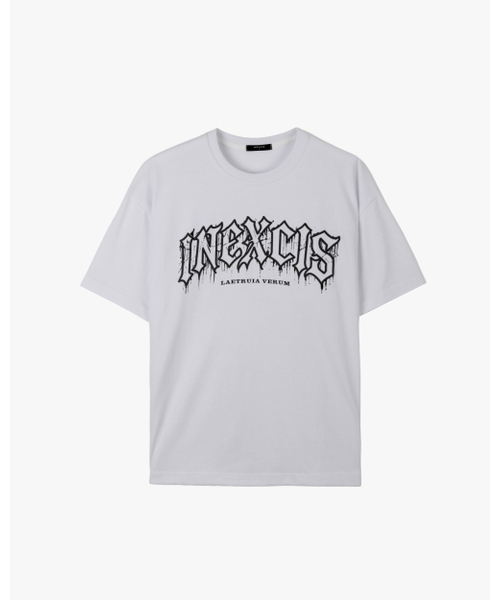INEXCIS(イネクシス)の「グラインドロップTシャツ (ホワイト)(Tシャツ/カットソー・メンズ・その他・FREE)」の1枚目の写真