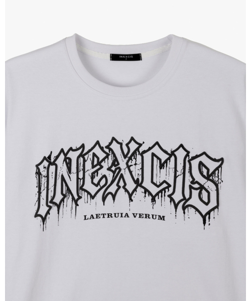 INEXCIS(イネクシス)の「グラインドロップTシャツ (ホワイト)(Tシャツ/カットソー・メンズ・その他・FREE)」の2枚目の写真