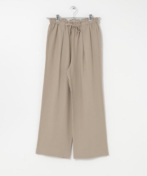 URBAN RESEARCH DOORS（アーバンリサーチドアーズ）の「リネンリヨセルイージーパンツ（その他パンツ・レディース・ボルドー/ネイビー/ベージュ・FREE）」の11枚目の写真