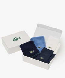 LACOSTE | 【EC限定ギフトbox付き】ラインハンカチタオル& 3×2リブソックスギフトセット(ソックス/靴下)