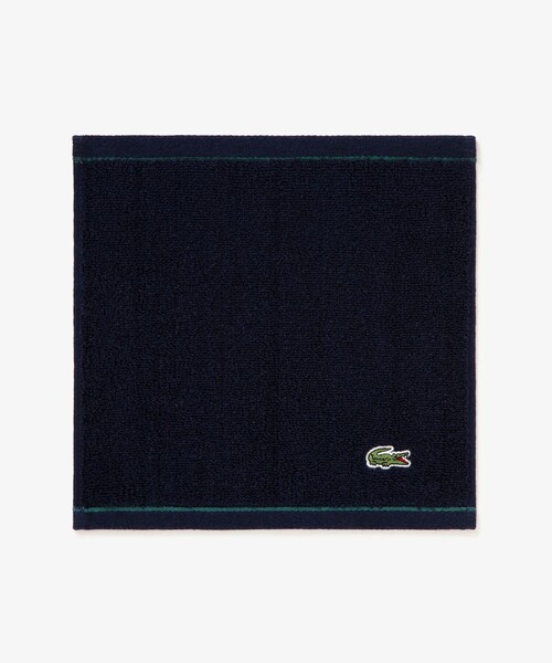 LACOSTE(ラコステ)の「【EC限定ギフトbox付き】ラインハンカチタオル& 3×2リブソックスギフトセット(ソックス/靴下・メンズ・ブルー/グリーン・27.0cm)」の3枚目の写真