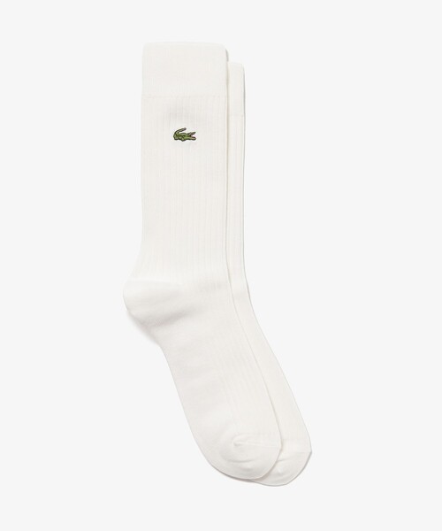 LACOSTE(ラコステ)の「【EC限定ギフトbox付き】ラインハンカチタオル& 3×2リブソックスギフトセット(ソックス/靴下・メンズ・ブルー/グリーン・27.0cm)」の15枚目の写真