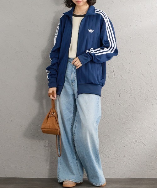 adidas Originals（アディダスオリジナルス）の「【WEB先行予約】[adidas Originals/アディダス オリジナルス] 別注 ファイヤーバード トラックジャケット（ジャージ・レディース・ネイビー・XL/L/M/S/XS）」の3枚目の写真
