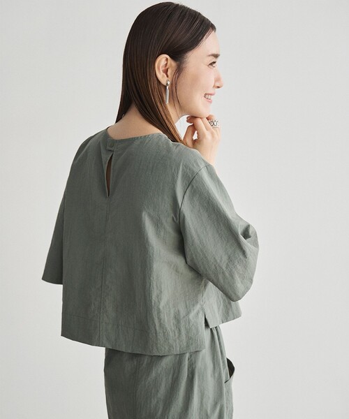 Editer Higashi Haruko × Demi‑Luxe BEAMS / Lightweight pull‑over