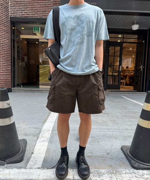 INTEMPOMOOD(インテンポムード)の「フロンティアプリーツカーゴパンツ_ブラウン(その他パンツ・メンズ・ブラウン・MEDIUM/LARGE/X-LARGE)」の8枚目の写真