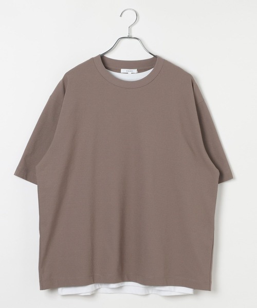GLOBAL WORK(グローバルワーク)の「トクトク2SET Tシャツ×タンク/816451(Tシャツ/カットソー・メンズ・キャメル/チャコールグレー/スカイブルー・LARGE/SMALL/MEDIUM/X-LARGE)」の3枚目の写真