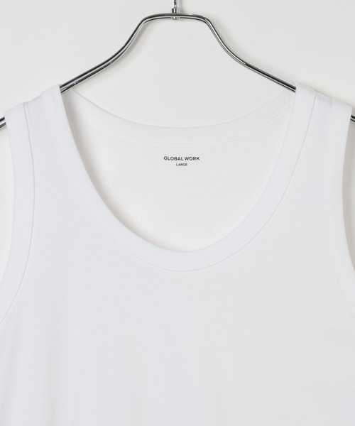 GLOBAL WORK(グローバルワーク)の「トクトク2SET Tシャツ×タンク/816451(Tシャツ/カットソー・メンズ・キャメル/チャコールグレー/スカイブルー・LARGE/SMALL/MEDIUM/X-LARGE)」の12枚目の写真