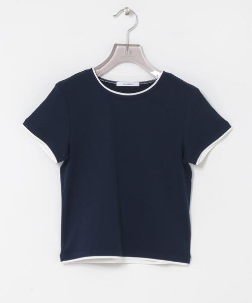 URBAN RESEARCH（アーバンリサーチ）の「レイヤードライクTシャツ（Tシャツ/カットソー・レディース・ピンク/レッド/ネイビー・FREE）」の11枚目の写真