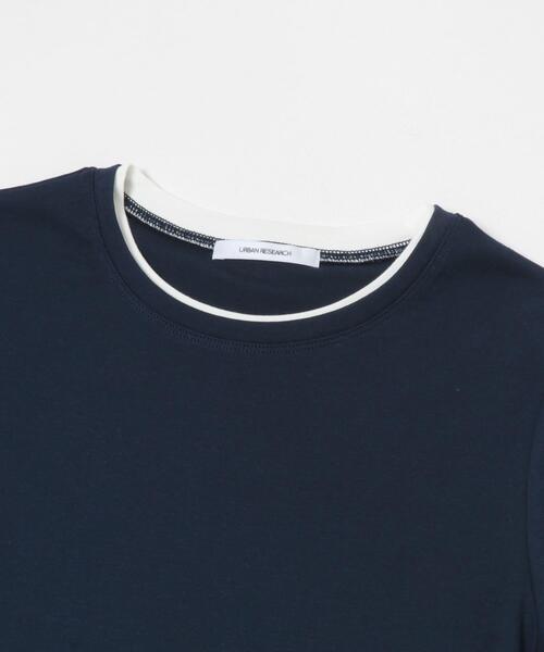 URBAN RESEARCH（アーバンリサーチ）の「レイヤードライクTシャツ（Tシャツ/カットソー・レディース・ピンク/レッド/ネイビー・FREE）」の12枚目の写真