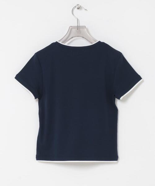 URBAN RESEARCH（アーバンリサーチ）の「レイヤードライクTシャツ（Tシャツ/カットソー・レディース・ピンク/レッド/ネイビー・FREE）」の13枚目の写真