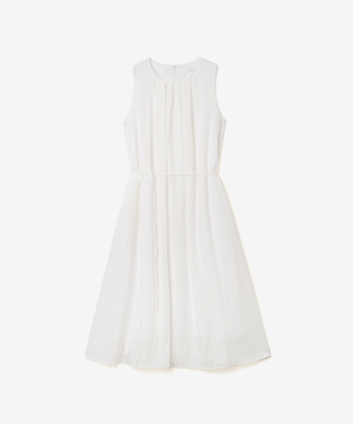 YEARNING(イヤニング)の「SHIRRING LONG SLEEVELESS DRESS, WHITE(ワンピース・レディース・その他・FREE)」の5枚目の写真