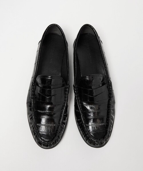 BEAUTY&YOUTH UNITED ARROWS(ビューティーアンドユースユナイテッドアローズ)の「レザーライク エンボス ギャザー ローファー(ローファー・レディース・ダークブラウン/ブラック・36/36h/37/37h/38)」の15枚目の写真