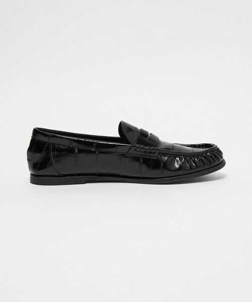 BEAUTY&YOUTH UNITED ARROWS(ビューティーアンドユースユナイテッドアローズ)の「レザーライク エンボス ギャザー ローファー(ローファー・レディース・ダークブラウン/ブラック・36/36h/37/37h/38)」の16枚目の写真