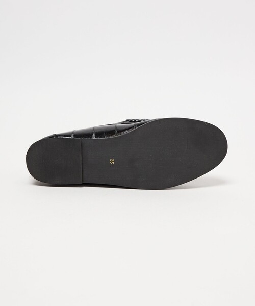 BEAUTY&YOUTH UNITED ARROWS（ビューティーアンドユースユナイテッドアローズ）の「レザーライク エンボス ギャザー ローファー（ローファー・レディース・ダークブラウン/ブラック・36/36h/37/37h/38）」の17枚目の写真