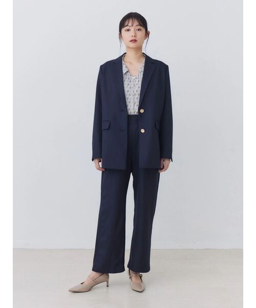 TONAL（トーナル）の「マルチセットマリンストレートパンツ（スラックス・レディース・ブラウン/グレー/ピンク/ネイビー・SMALL/MEDIUM）」の6枚目の写真