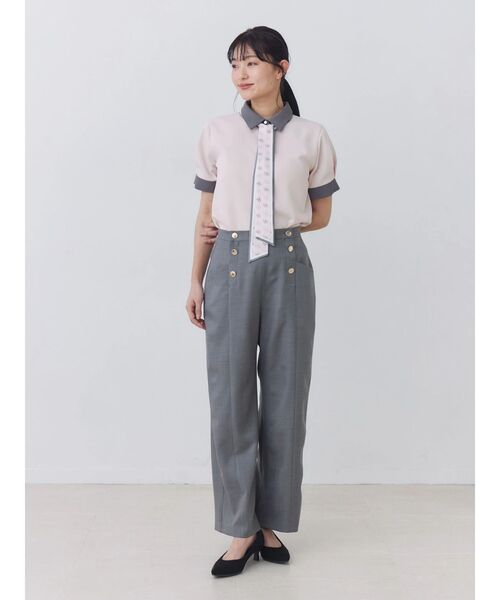TONAL（トーナル）の「マルチセットマリンストレートパンツ（スラックス・レディース・ブラウン/グレー/ピンク/ネイビー・SMALL/MEDIUM）」の9枚目の写真