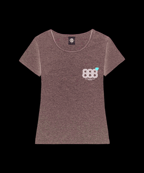 PRIMATE(プライメイト)の「REBORN レディース Uネック スリムフィット 半袖Tシャツ 6 COLORS(Tシャツ/カットソー・レディース・ピンク/ネイビー/ホワイト/ミント/ブラック/ミックスグレー・SMALL/MEDIUM)」の3枚目の写真