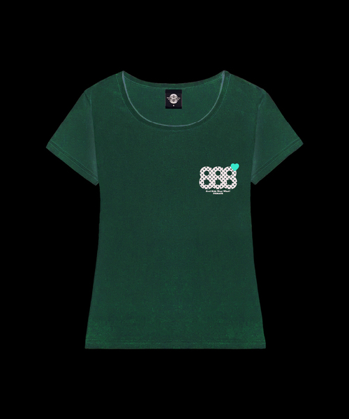 PRIMATE(プライメイト)の「REBORN レディース Uネック スリムフィット 半袖Tシャツ 6 COLORS(Tシャツ/カットソー・レディース・ピンク/ネイビー/ホワイト/ミント/ブラック/ミックスグレー・SMALL/MEDIUM)」の6枚目の写真