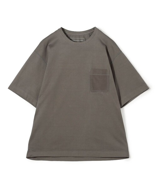TOMORROWLAND (トゥモローランド)の「コットン ヘビーピューリティー天竺Tシャツ(Tシャツ/カットソー・メンズ・グレー/ホワイト/チャコールグレー/オレンジ/ライトブルー/カーキ・L/S/M)」の4枚目の写真