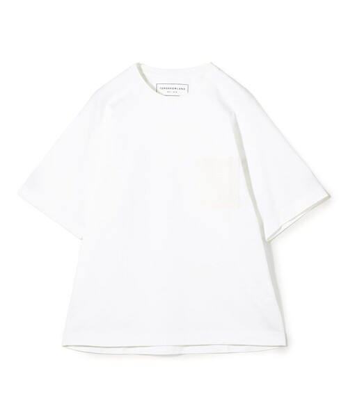 TOMORROWLAND (トゥモローランド)の「コットン ヘビーピューリティー天竺Tシャツ(Tシャツ/カットソー・メンズ・グレー/ホワイト/チャコールグレー/オレンジ/ライトブルー/カーキ・L/S/M)」の2枚目の写真