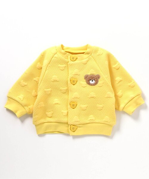 apres les cours(アプレレクール)の「tiny bear Palette ジャガードカーディガン(その他ベビーウェア・キッズ・イエロー/レッド/アイボリー・80/70/90)」の13枚目の写真