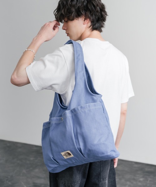 THE NORTH FACE(ザノースフェイス)の「THE NORTH FACE WHITE LABEL WL TRIG BAG ナイロンデニムワンポイントロゴショルダートートバッグ(トートバッグ・メンズ・ブラック/ブルー/クリーム・FREE)」の15枚目の写真