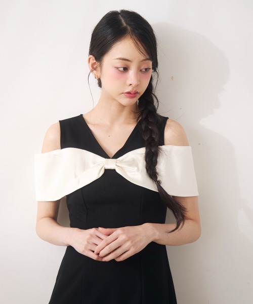 Noelie(ノエリー)の「ビックリボンワンピース(ワンピース・レディース・ブラック・FREE)」の5枚目の写真