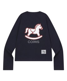 クレヨンポニーグラフィックロングスリーブTシャツ(4カラー)